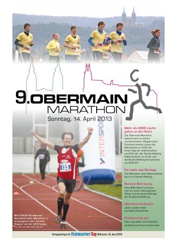 Die Marathonzeitung zum Herunterladen - Obermain-Marathon