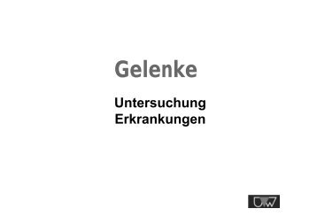 Gelenke