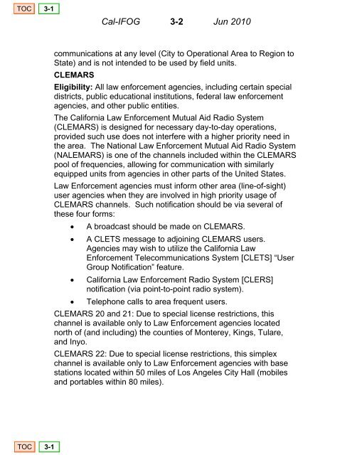 Cal-IFOG Jun 2010 - San Joaquin County