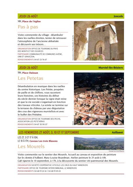 patrimoine - Pays Haut Languedoc et Vignobles