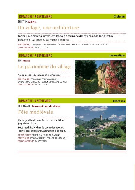 patrimoine - Pays Haut Languedoc et Vignobles