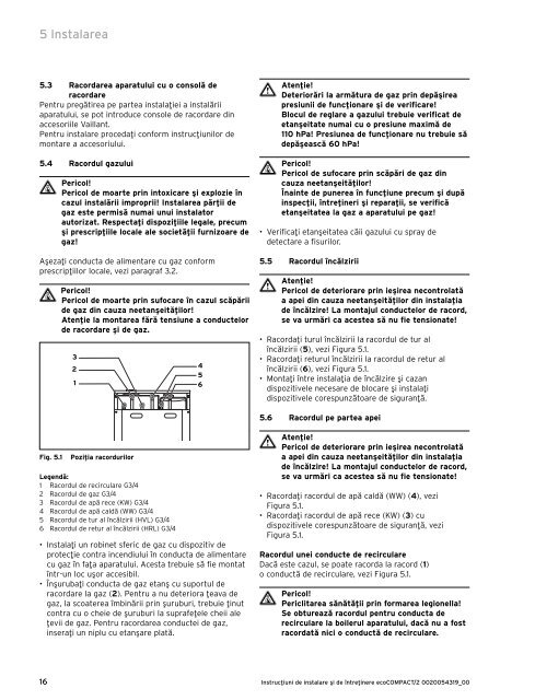 ecoCOMPACT Manual de instalare.pdf - Vaillant