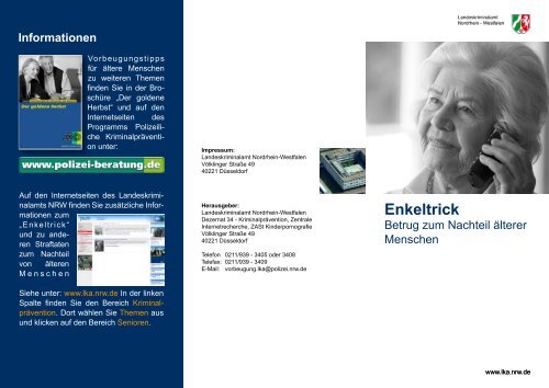 Flyer "Enkeltrick" (382 KB) - ProSi Unna