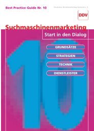 Suchmaschinenmarketing â> Start in den Dialog