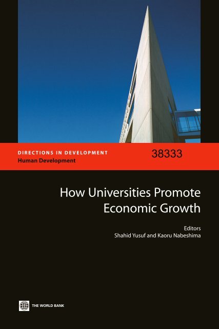 How Universities Promote Economic Growth - The University of the ...