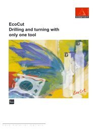 EcoCut Drilling and turning with only one tool - Sanimex