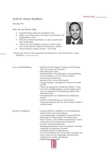 Profil Dr. Dennis Brodbeck