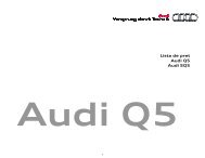 Lista pret Q5 PA 30.10.2012 - Audi Romania