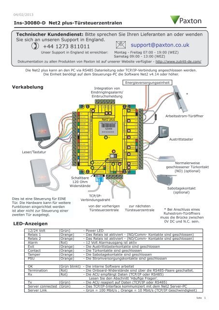 Produktbild von Paxton Net2 Plus Mainboard – Gebrauchte Türzugangskontrolle, Voll Funktionsfähig