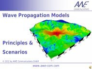 Wave Propagation Model Principles - AWE-Communications