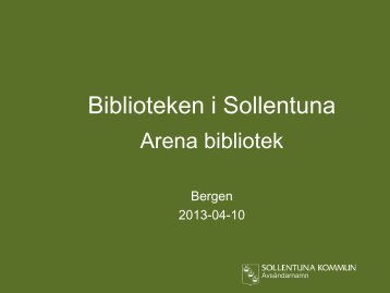 Biblioteken i Sollentuna