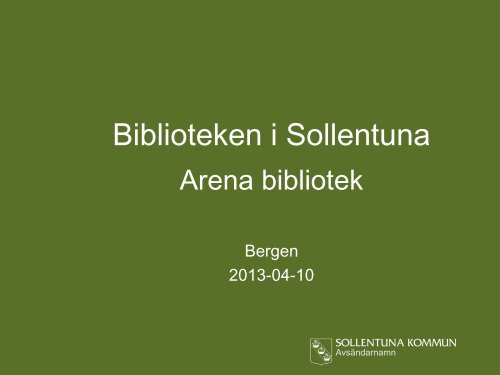 Biblioteken i Sollentuna