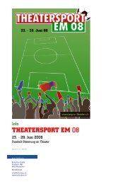 THEATERSPORT EM 08 - Kulturbau gmbh