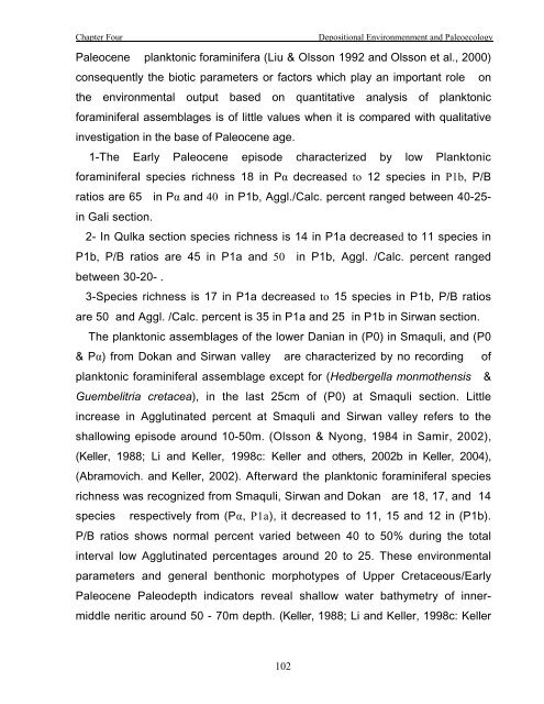 biostratigraphy and paleoecology of cretaceous/tertiary boundary in ...