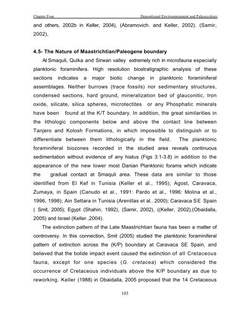 biostratigraphy and paleoecology of cretaceous/tertiary boundary in ...