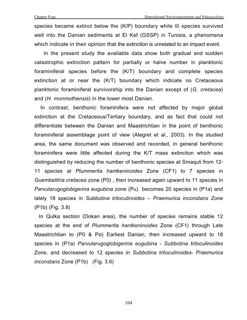 biostratigraphy and paleoecology of cretaceous/tertiary boundary in ...