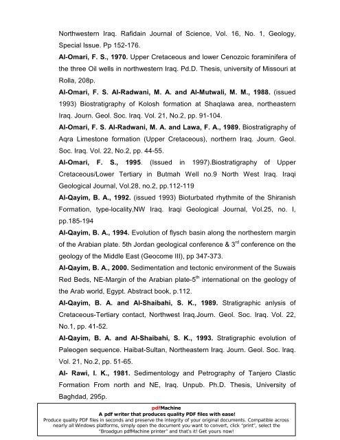 biostratigraphy and paleoecology of cretaceous/tertiary boundary in ...