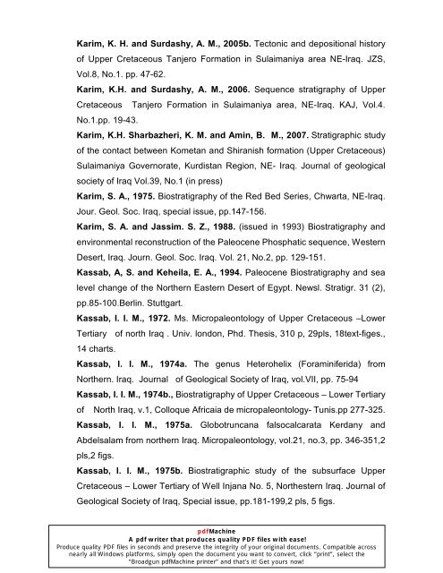 biostratigraphy and paleoecology of cretaceous/tertiary boundary in ...