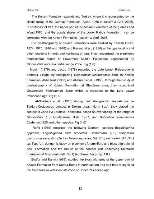 biostratigraphy and paleoecology of cretaceous/tertiary boundary in ...