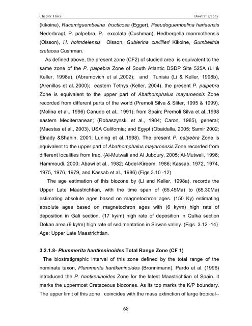 biostratigraphy and paleoecology of cretaceous/tertiary boundary in ...