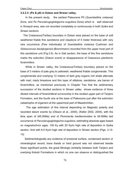 biostratigraphy and paleoecology of cretaceous/tertiary boundary in ...