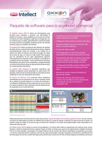 Paquete de software para la seguridad comercial - AxxonSoft