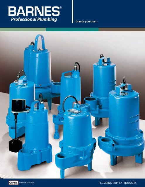 Plumbing Full Line Brochure - Crane Pumps & Systems