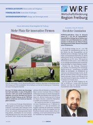 WRF_0712.pdf 4,49 MB - WirtschaftsfÃƒÂ¶rderung Region Freiburg eV