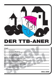 DER TTB-ANER - Turnverein Technikum Burgdorf