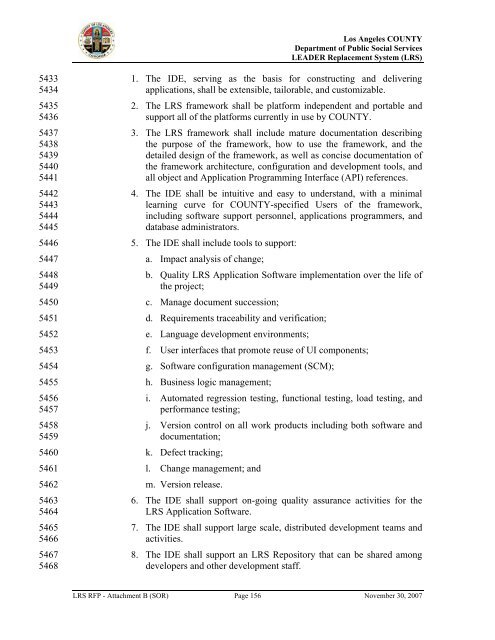 TABLE OF CONTENTS - Department of Public Social Services