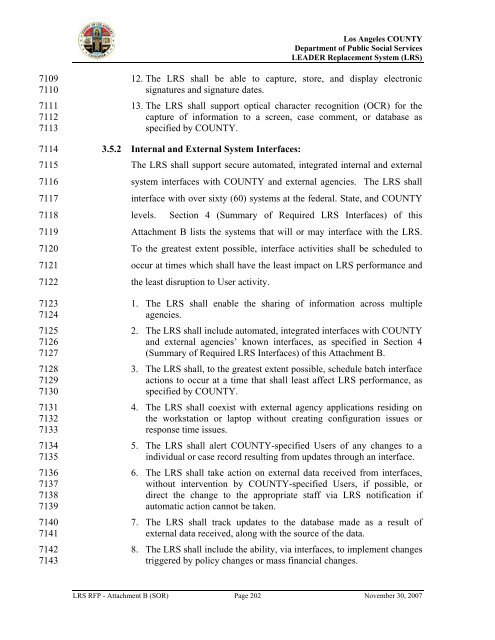 TABLE OF CONTENTS - Department of Public Social Services