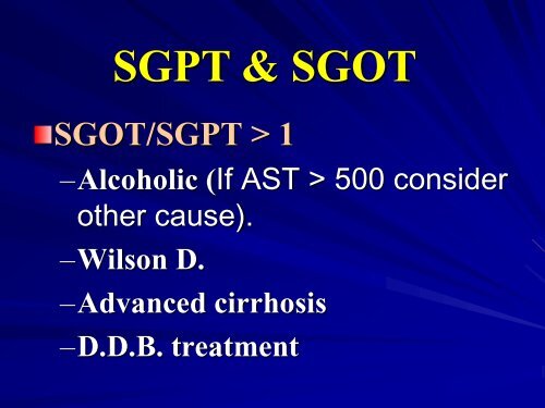 Assessment of some biochemical tests in liver diseases