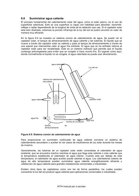 Capítulo 6: Calentamiento solar del agua - Kyoto in the Home