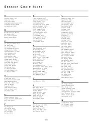 Complete Index Files Informs