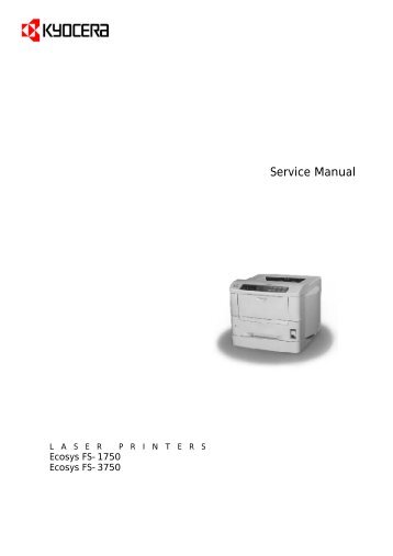 Combined Service Manual FS1700/3700 - kyocera