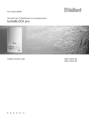 turboblock-pro-istruzioni-installazione (3.25 MB) - Vaillant