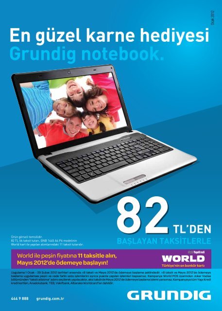 En gÃƒÂ¼zel karne hediyesi Grundig notebook.