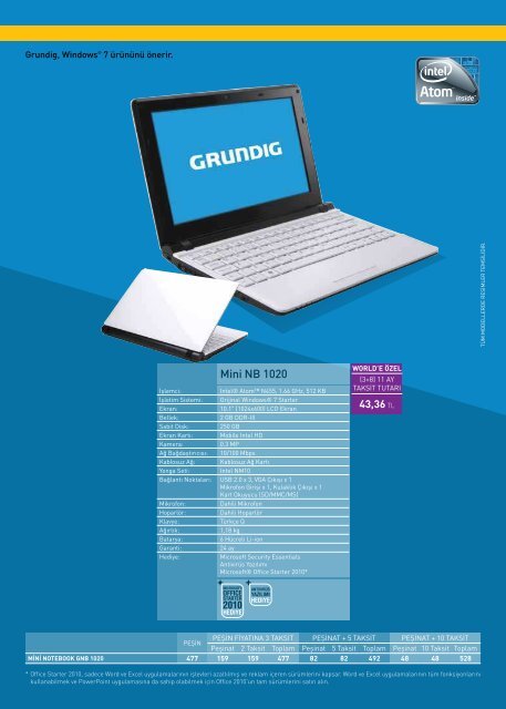 En gÃƒÂ¼zel karne hediyesi Grundig notebook.