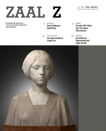 het vierde nummer van Zaal Z (PDF, 5,21 MB) - Koninklijk Museum ...