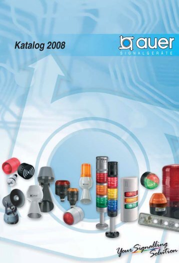 Katalog 2008 - Auer SignalgerÃ¤te