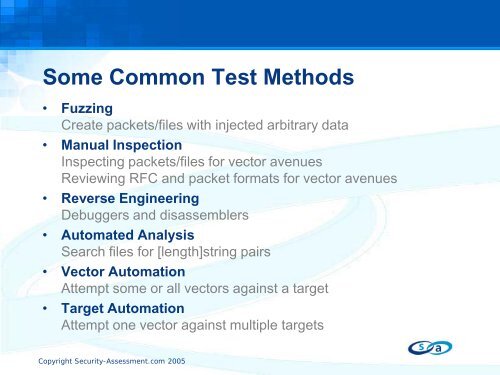 SBDA âsame bug, different appâ - Security Assessment