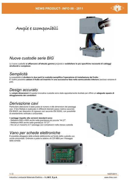 Ampie e scomponibili - Ilme