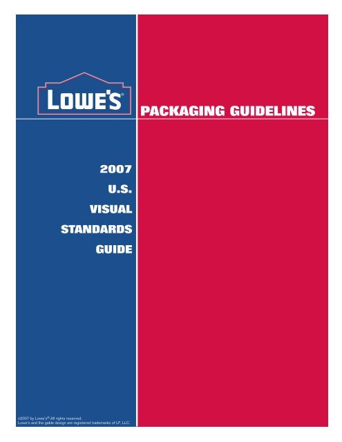 PACKAGING GUIDELINES - LowesLink