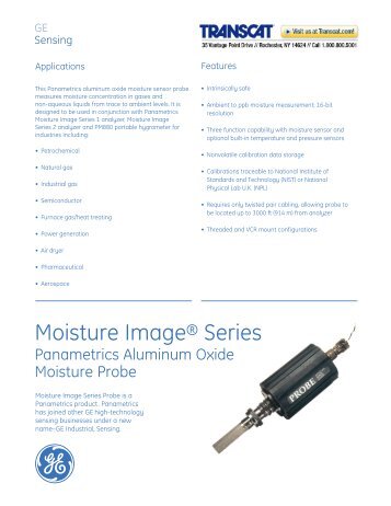 Moisture Image Series - Transcat