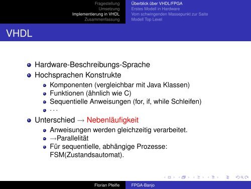 Physical Model of a Banjo in FPGA Design - Systmuwi.de