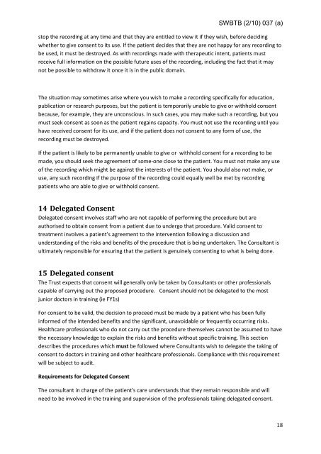 Trust Board Febuary 2010 - Sandwell & West Birmingham Hospitals