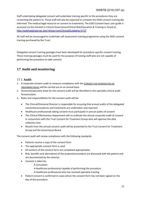 Trust Board Febuary 2010 - Sandwell & West Birmingham Hospitals