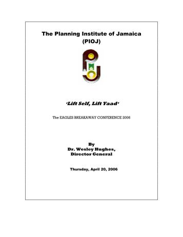 The Planning Institute of Jamaica (PIOJ)