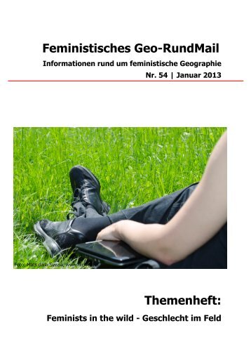 Nr. 54, Januar 2013 - AK Geographie und Geschlecht