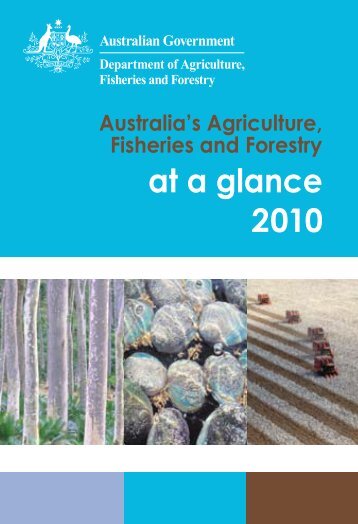 at a glance 2010 - Department of Agriculture, Fisheries and Forestry